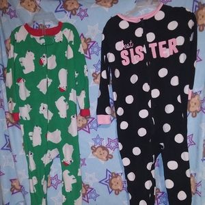 Carter's Christmas and Dots PJ size 3T and 4T